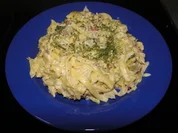 Spitzkohl und Tagliatelle verlieben sich und die Käsesauce war Trauzeuge - Rezept