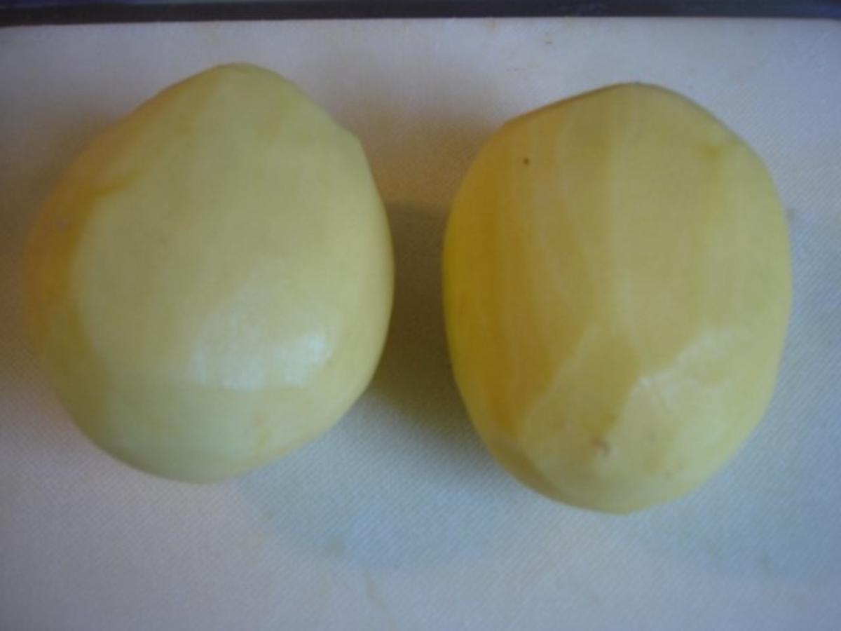 Lachsfilet überbacken mit Kartoffelblüten - Rezept - Bild Nr. 3