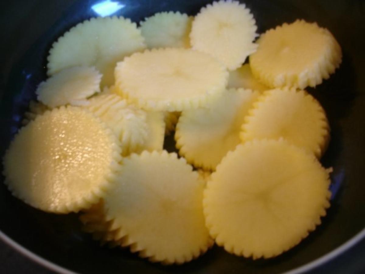 Lachsfilet überbacken mit Kartoffelblüten - Rezept - Bild Nr. 6