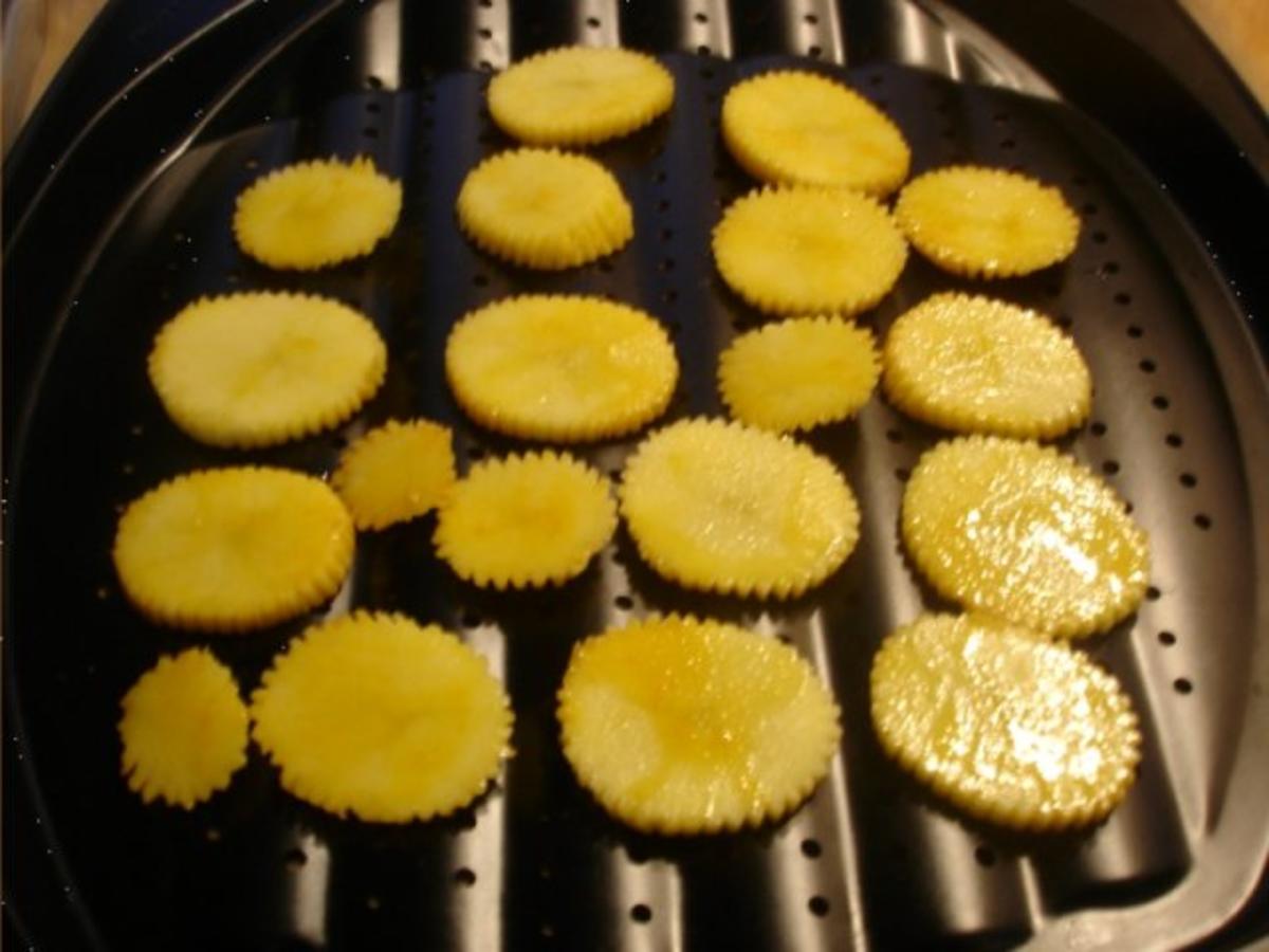 Lachsfilet überbacken mit Kartoffelblüten - Rezept - Bild Nr. 7