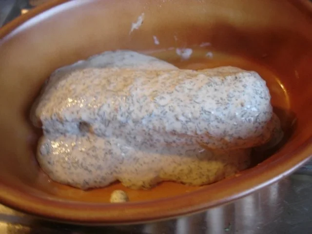 Rezept: Lachsfilet überbacken mit Kartoffelblüten Bild Nr. 10 Lachsfilet überbacken mit Kartoffelblüten - Rezept - Bild Nr. 10