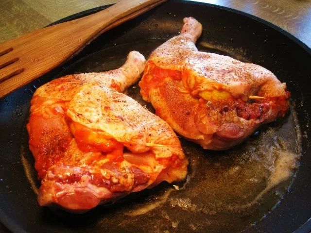 Hühnerkeulen - schön scharf - Rezept - Bild Nr. 4