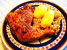 Hühnerkeulen - schön scharf - Rezept