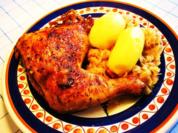 Hühnerkeulen - schön scharf - Rezept