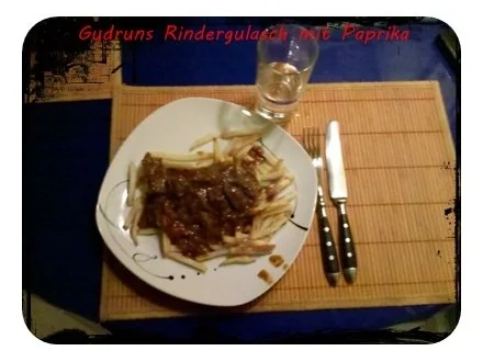 Fleisch: Pikantes Paprika-Gulasch â la Gudrun - Rezept - Bild Nr. 6