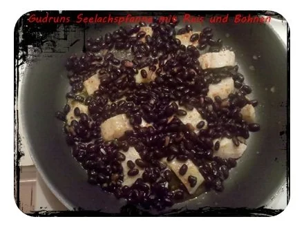 Fisch: Seelachspfanne mit Reis und Bohnen - Rezept - Bild Nr. 8