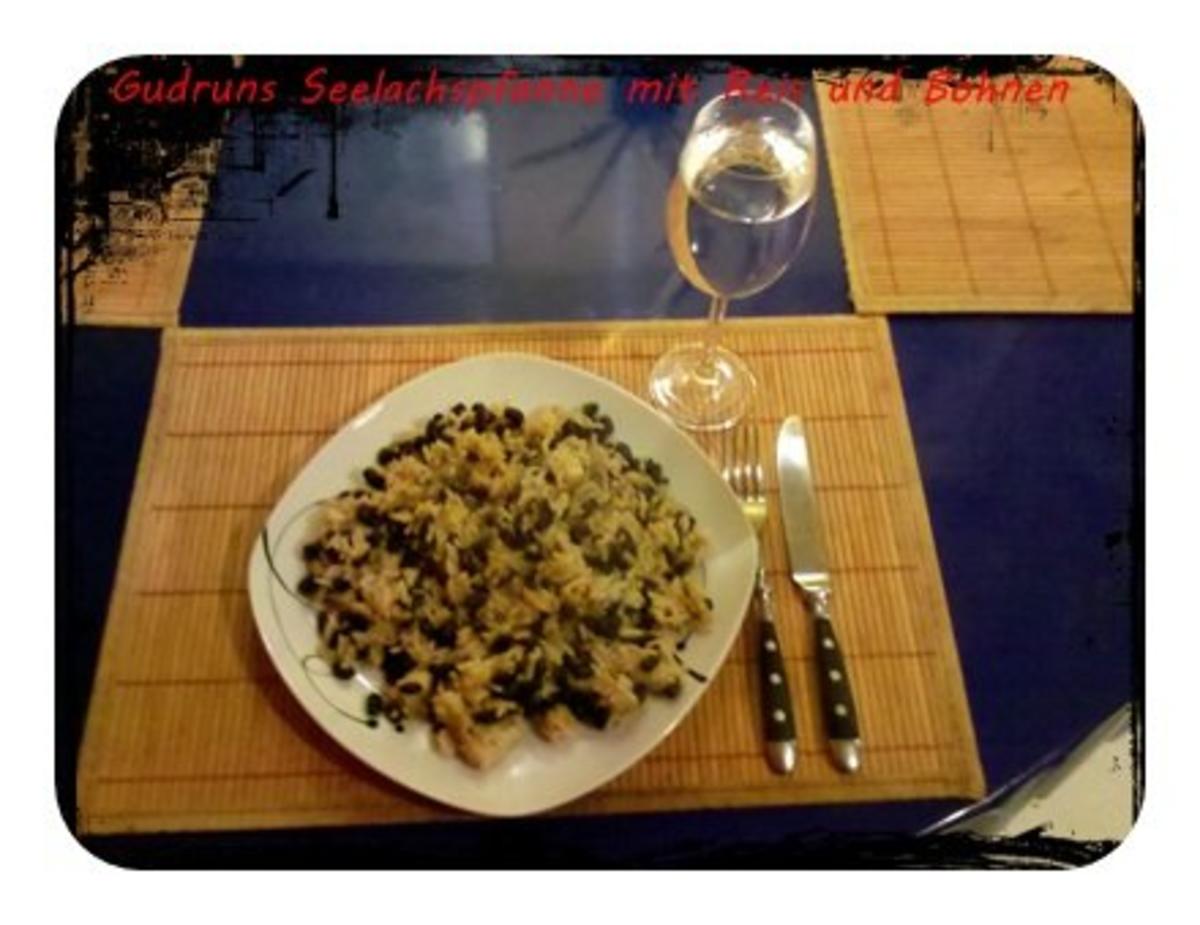 Fisch: Seelachspfanne mit Reis und Bohnen - Rezept - Bild Nr. 9