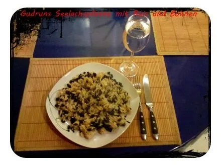 Fisch: Seelachspfanne mit Reis und Bohnen - Rezept - Bild Nr. 9