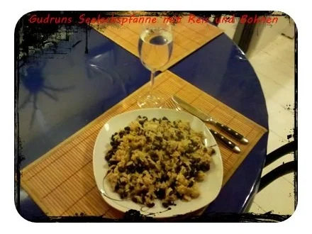 Fisch: Seelachspfanne mit Reis und Bohnen - Rezept - Bild Nr. 11