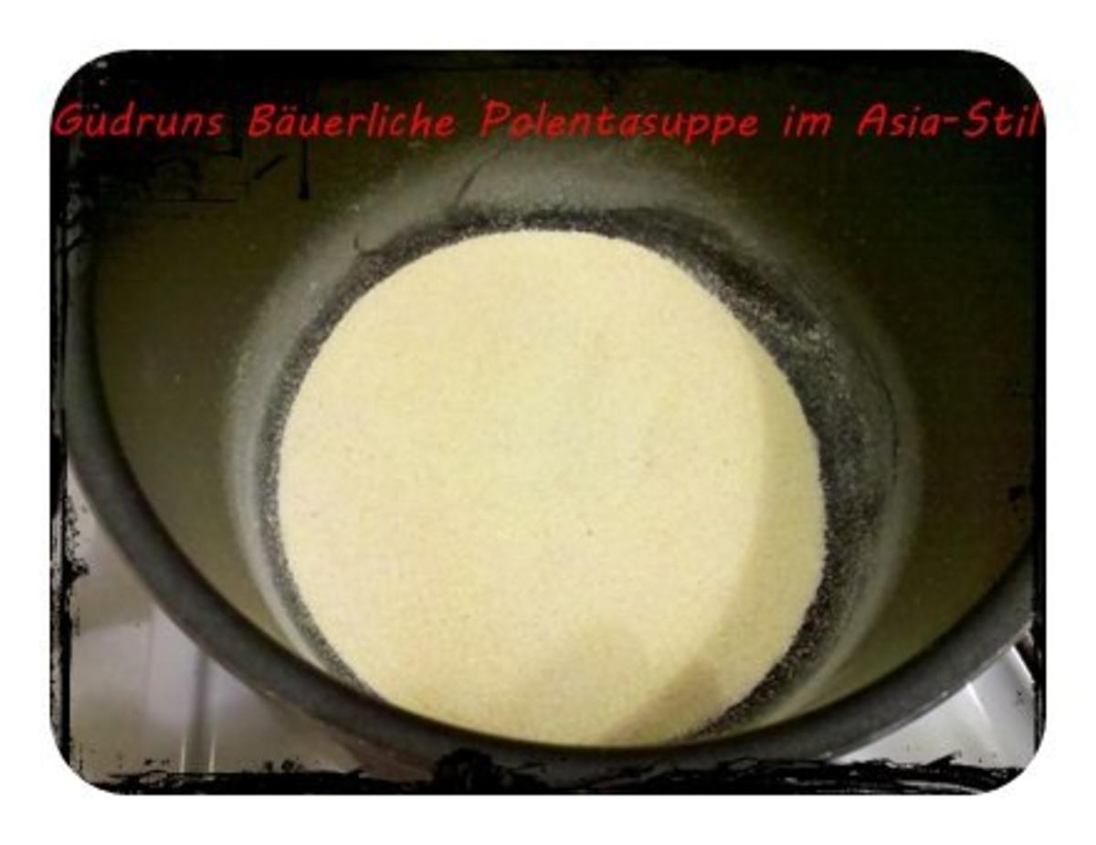 Suppe: Bäuerliche Polentasuppe im Asia-Stil â la Gudrun - Rezept - Bild Nr. 4