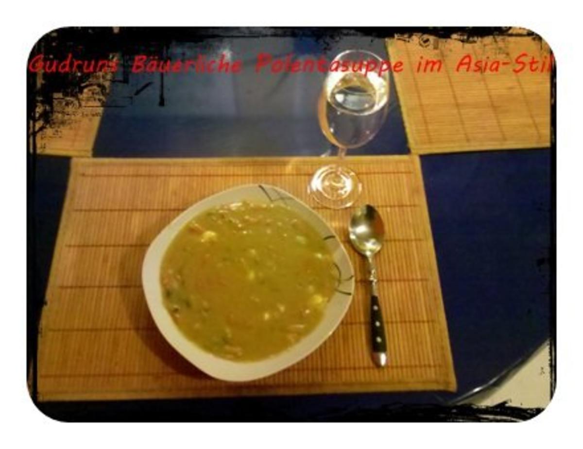 Suppe: Bäuerliche Polentasuppe im Asia-Stil â la Gudrun - Rezept - Bild Nr. 8