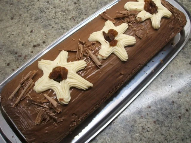 Backen: Spekulatius-Kuchen mit Apfelfüllung - Rezept