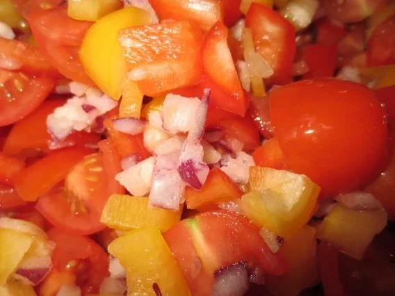 griechischer Reissalat-Nudelsalat - Rezept - Bild Nr. 3