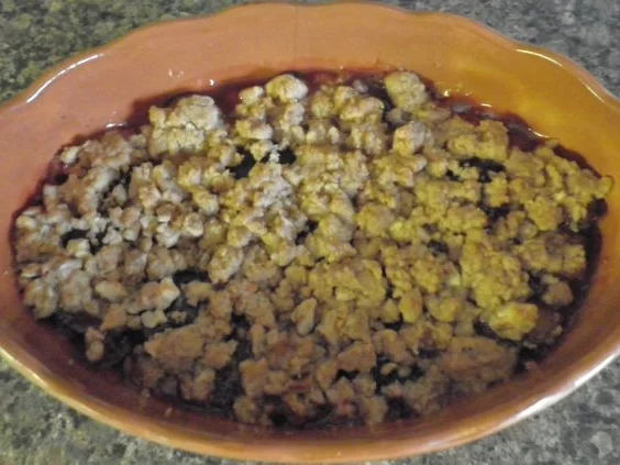 Rezept: Pflaumen - Crumble mit Walnüssen Bild Nr. 12 Pflaumen - Crumble mit Walnüssen - Rezept - Bild Nr. 12