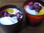 Mango-Himbeer-Baiser-Creme - Rezept