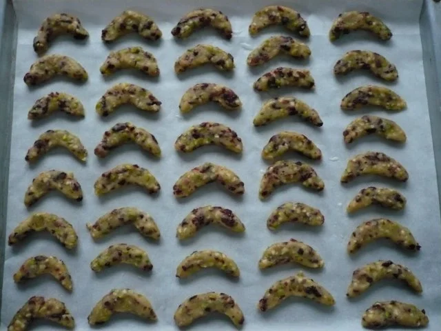 Rezept: Cranberry - Marzipan - Kipferl Bild Nr. 4 Cranberry - Marzipan - Kipferl - Rezept - Bild Nr. 4