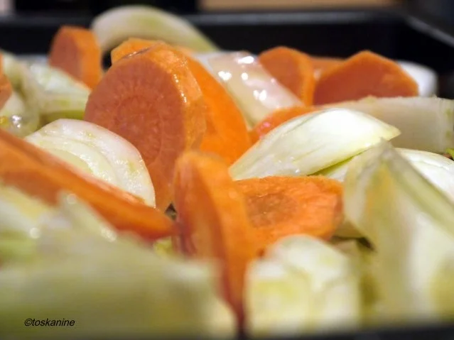 Fenchel und Möhren geröstet mit Parmesanbröseln - Rezept - Bild Nr. 6