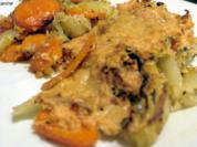 Fenchel und Möhren geröstet mit Parmesanbröseln - Rezept