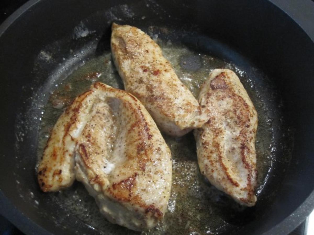 Hühnerfilet 's mit Blattspinat und Feta-Käse überbacken - Rezept - Bild Nr. 5