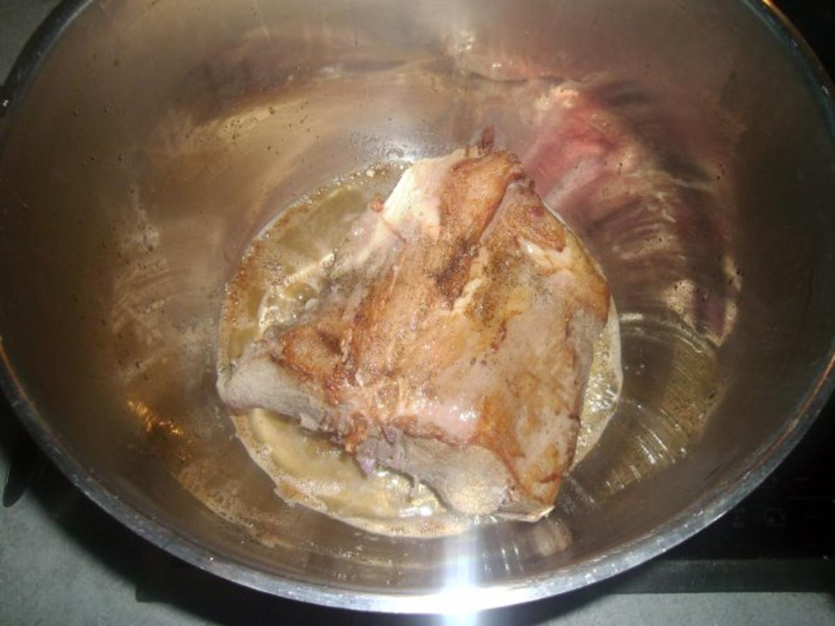 Wildschweinfilet in Rotweinsoße - Rezept - Bild Nr. 4