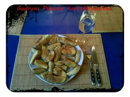 Rezept: Kartoffeln: Pikante Kartoffelspalten Bild Nr. 8 Kartoffeln: Pikante Kartoffelspalten - Rezept - Bild Nr. 8