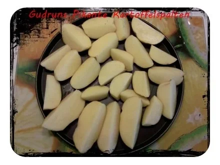 Rezept: Kartoffeln: Pikante Kartoffelspalten Bild Nr. 3 Kartoffeln: Pikante Kartoffelspalten - Rezept - Bild Nr. 3