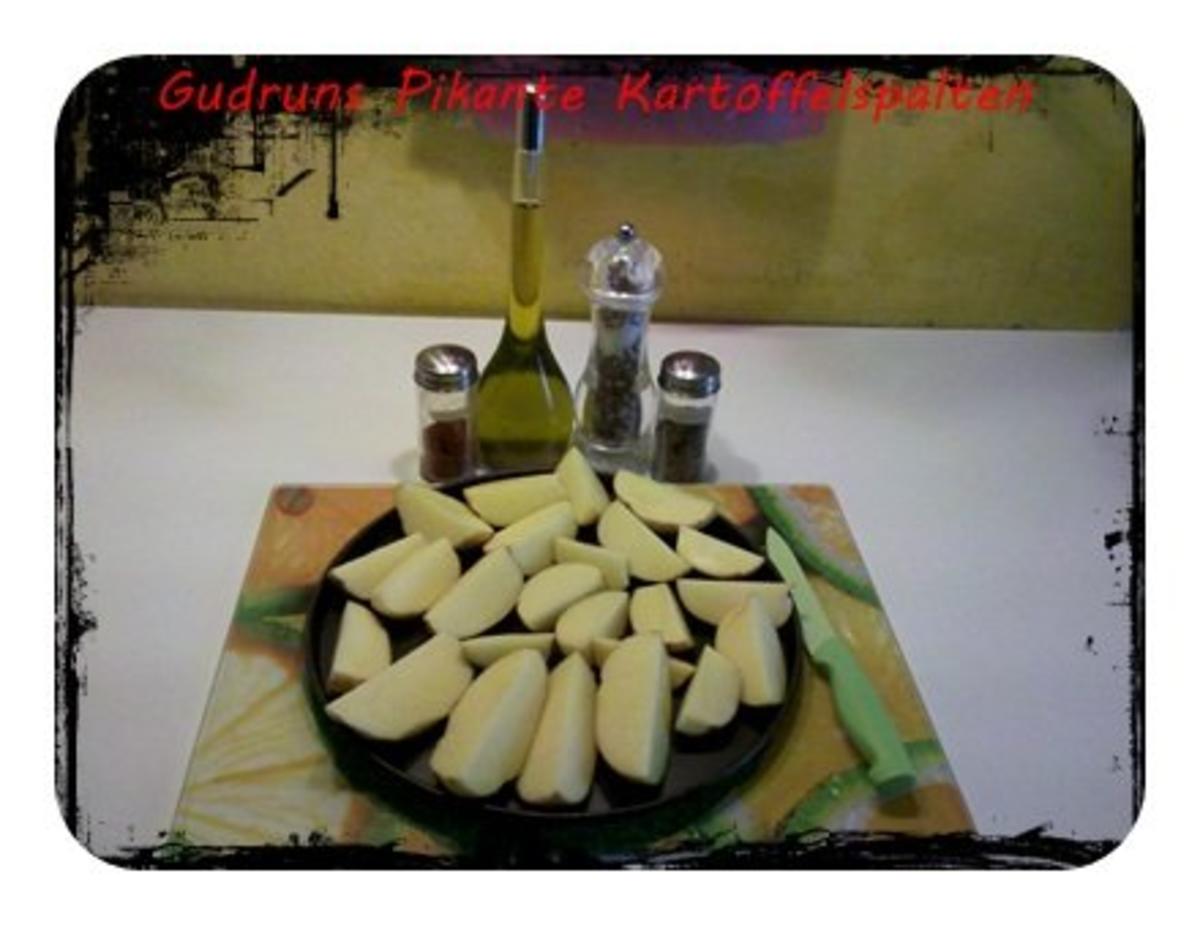 Kartoffeln: Pikante Kartoffelspalten - Rezept - Bild Nr. 4