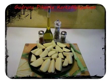 Rezept: Kartoffeln: Pikante Kartoffelspalten Bild Nr. 4 Kartoffeln: Pikante Kartoffelspalten - Rezept - Bild Nr. 4