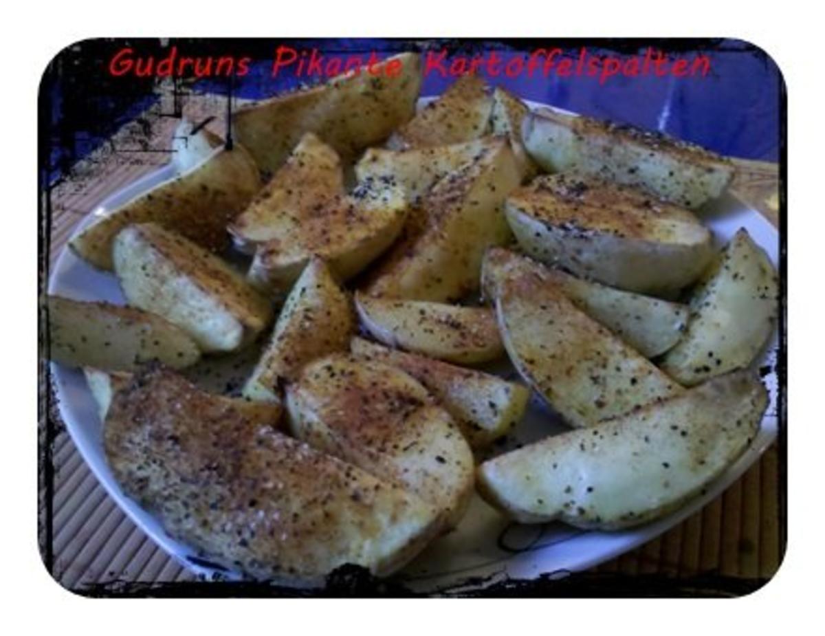 Kartoffeln: Pikante Kartoffelspalten - Rezept