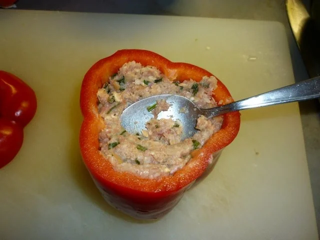 GEFÜLLTE PAPRIKASCHOTEN - Rezept - Bild Nr. 4