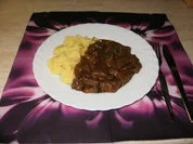 Rezept: Leberragout sรผร-sauer Leberragout sรผร-sauer - Rezept