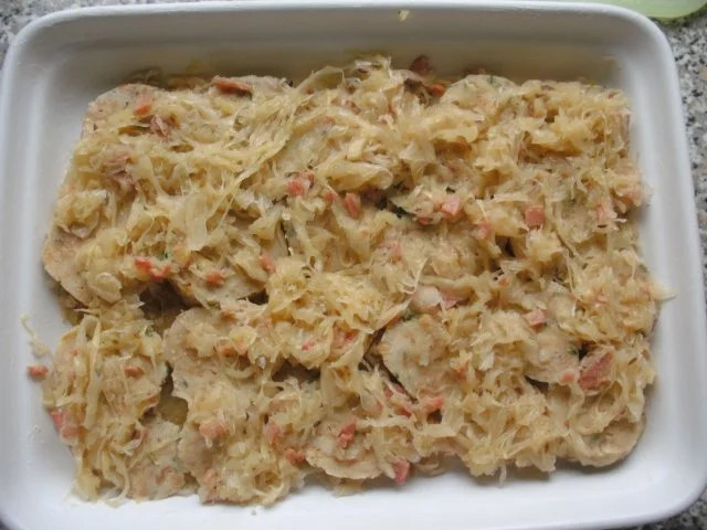 Knödel-Sauerkraut-Auflauf - Rezept - Bild Nr. 2