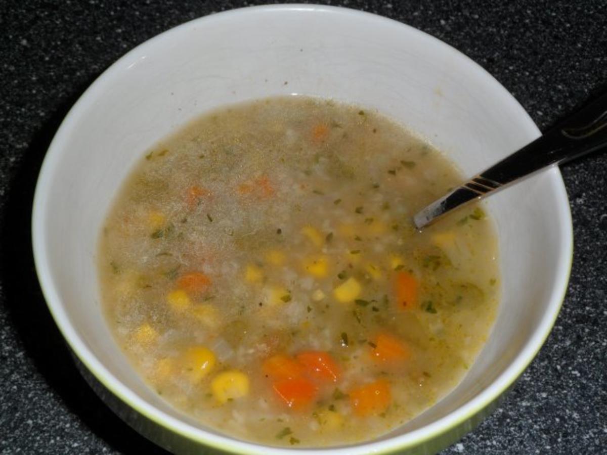 Gemüse - Haferflocken - Suppe - Rezept