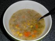 Gemüse - Haferflocken - Suppe - Rezept