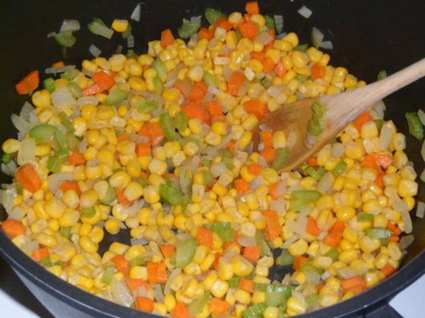 Gemüse-Haferflocken-Suppe