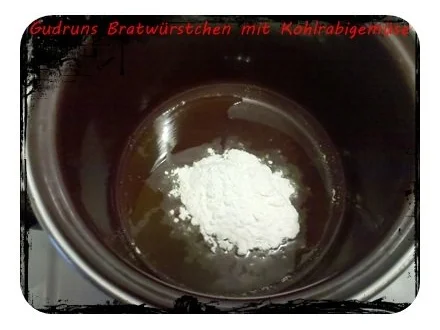 Fleisch: Bratwürstchen mit Kohlrabigemüse und Salzkartoffeln - Rezept - Bild Nr. 4