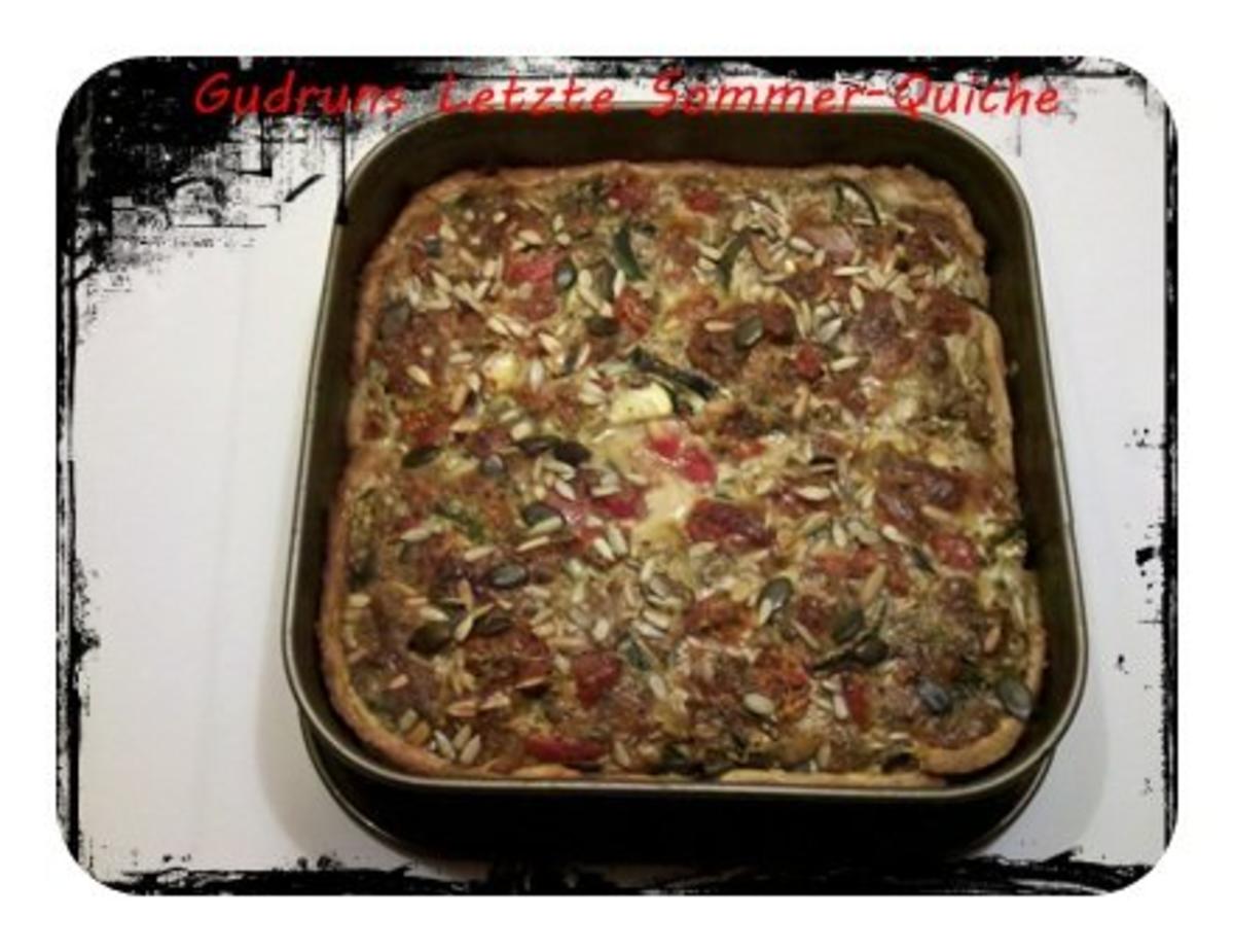 Quiche: Letzte Sommer-Quiche des Jahres 2012 - Rezept - Bild Nr. 11