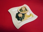 Jakobsmuscheln mit Spinat und Proseccoschaumsoße - Rezept