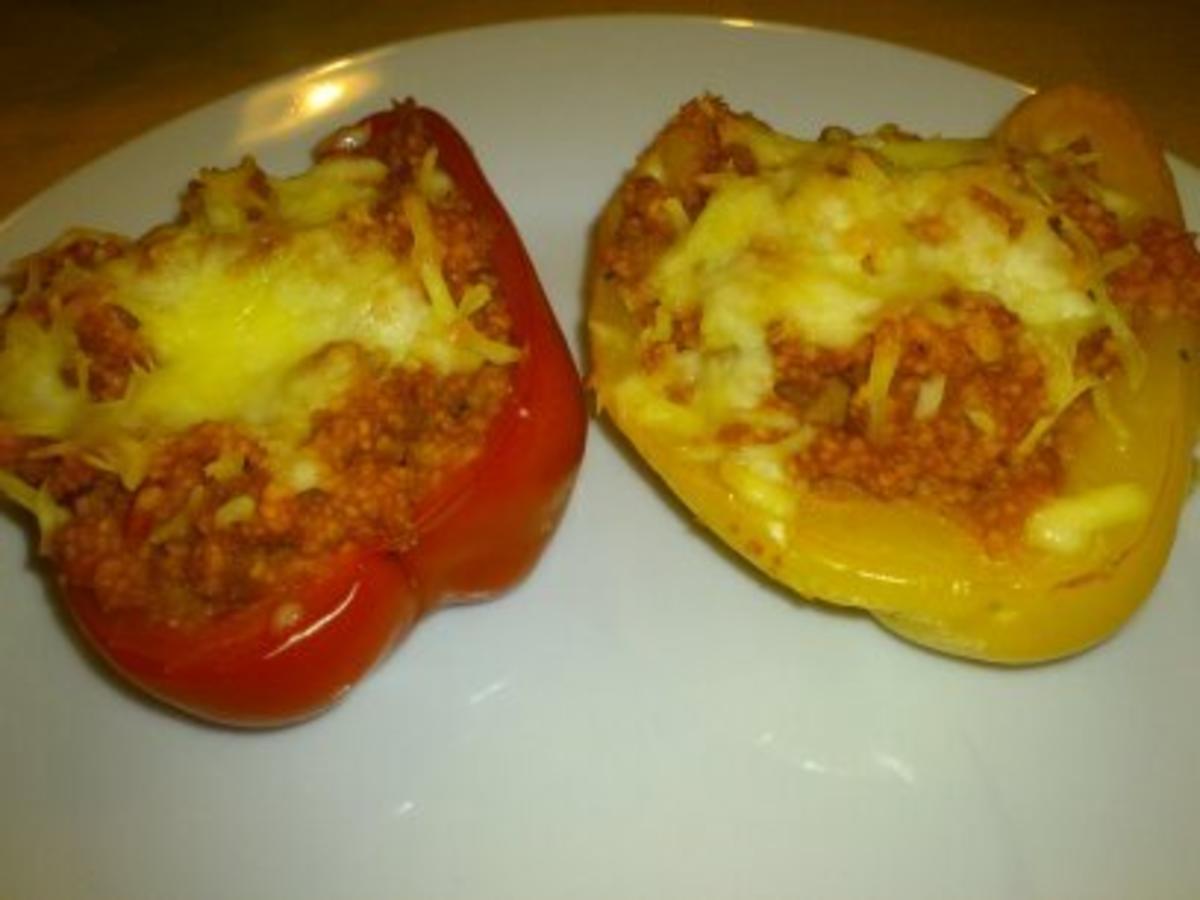 gefüllte Paprika - vegetarisch - Rezept