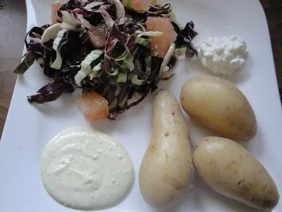 Gschwellti mit Salat - Rezept