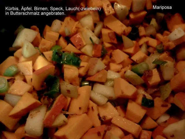 Kürbissuppe mit Äpfeln und Birnen - Rezept - Bild Nr. 5