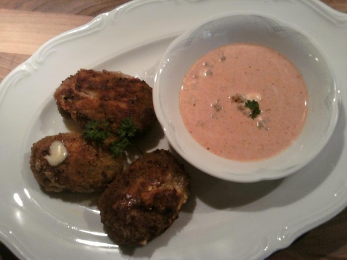 Trappers &amp;quot;Hacksteaks Cordon-Bleu&amp;quot; mit Bolognese-Soße - Rezept ...