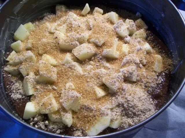 Rezept: Schoko Apfelkuchen Bild Nr. 3 Schoko Apfelkuchen - Rezept - Bild Nr. 3