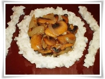 Champignon und Reis mit Fantasie in Form gebracht. - Rezept - Bild Nr. 16