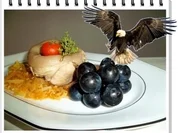 Gekochtes Eisbein mit Sauerkraut  und Weintrauben - Rezept