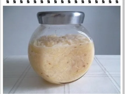 Gekochtes Eisbein mit Sauerkraut  und Weintrauben - Rezept - Bild Nr. 5