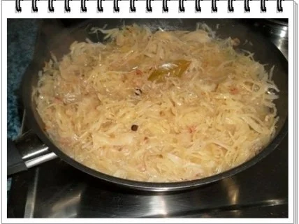 Gekochtes Eisbein mit Sauerkraut  und Weintrauben - Rezept - Bild Nr. 8