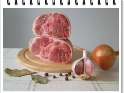 Gekochtes Eisbein mit Sauerkraut  und Weintrauben - Rezept - Bild Nr. 2