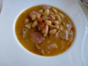 Einfache deftige Weiße Bohnensuppe, leicht verschärft - Rezept