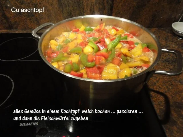 Fleisch:   GULASCHTOPF   sehr pikant gewürzt - Rezept - Bild Nr. 6